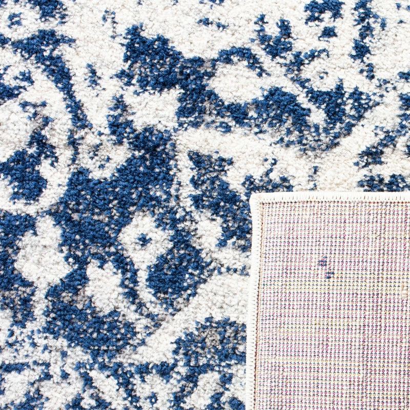 Hot Sale 𧨠Safavieh Madison Collection MAD603 Rug, Cream/Navy, 2'3" X 12' π - Image 4