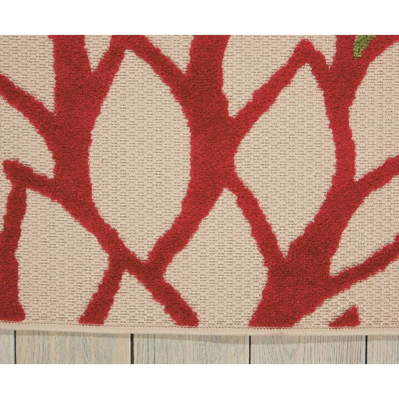 Discount β Nourison Aloha Green Indoor/Outdoor Area Rug, Rectangular 5'3"x7'5" π - Image 4