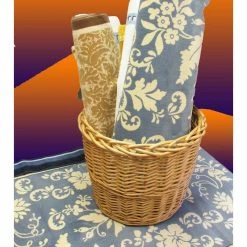 Cheap 💯 Bellevie Company Inc. Manosque Serge Lesage Accent Rug, TipTop Collection, Bleu Fume 💯