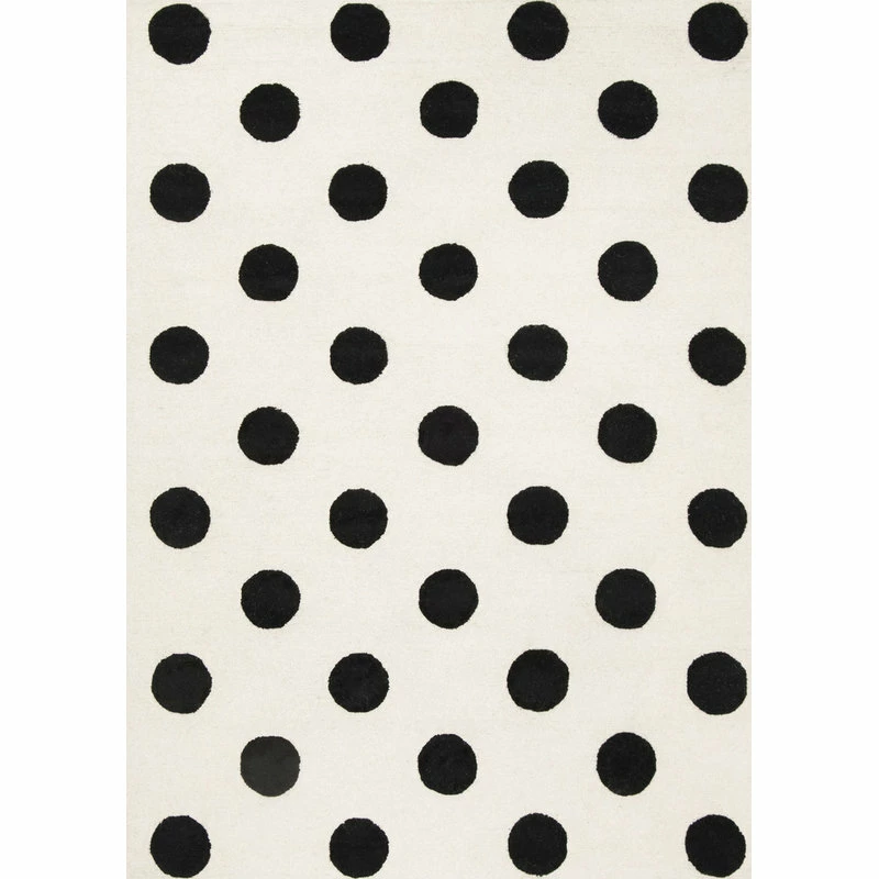 Wholesale π Safavieh Safavieh Kids Sfk904D Geometric Rug, Ivory/Black, 5'0"x5'0" Round π - Image 2