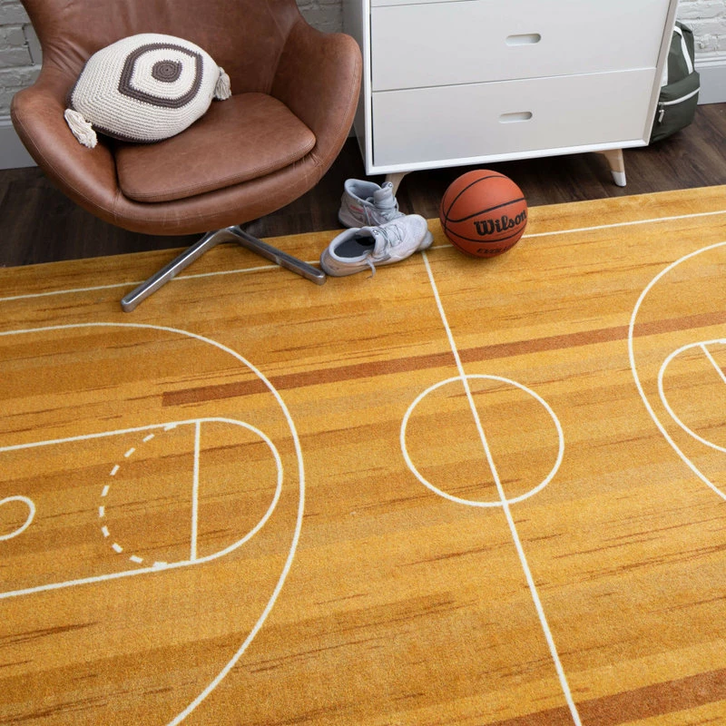 Best deal 𧨠Mohawk Home π Basketball Court Brown, 3' 4"x5' Area Rug π - Image 3