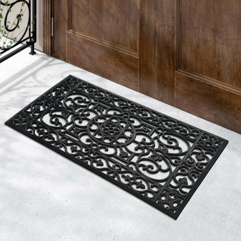 Buy π₯ A1 HOME COLLECTIONS LLC A1HC Modern Double & Single Indoor/Outdoor Door Mat, Rubber Grill 30"X48 Doormat β¨ - Image 6