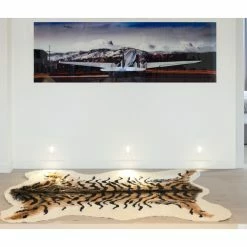 Hot Sale β LUXE FAUX FUR Faux Cowhide Rug, Tiger, 6'x7' π₯