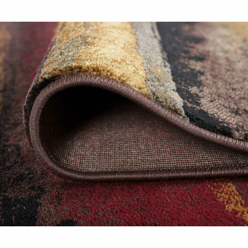 Outlet π Tayse Rugs Dakota Contemporary Abstract Multi-Color Runner Rug, 2.7' X 7' π - Image 5