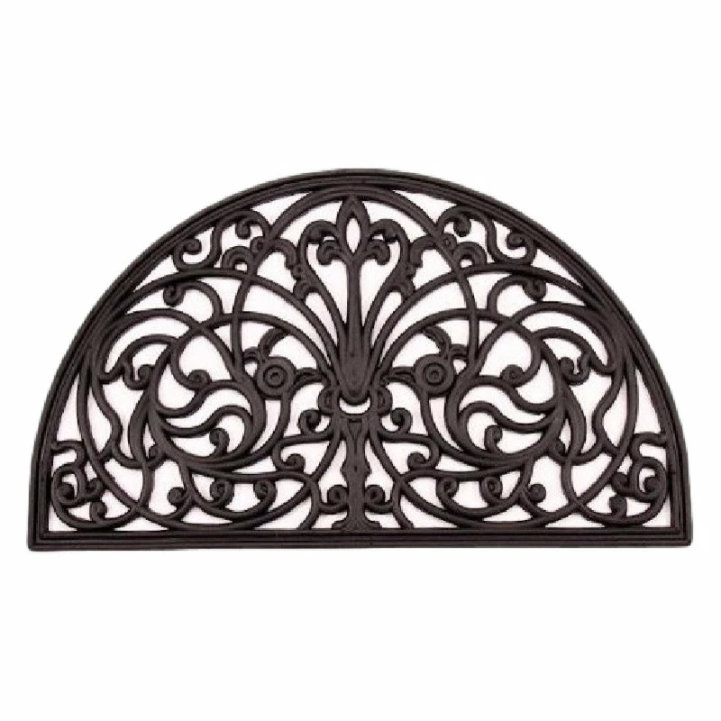 Best deal π Kempf Black Color Half Round Rubber 0.5" Thick Gril Mat π