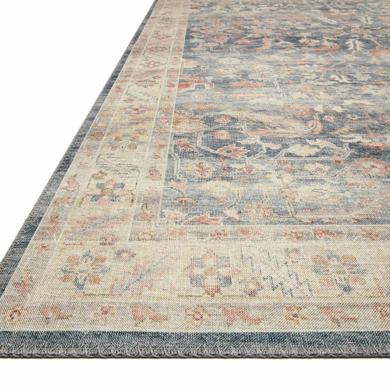 Best Sale π Loloi Rugs Loloi II Printed Hathaway Denim/Multi Area Rug, 2'6"x7'6" βοΈ - Image 9
