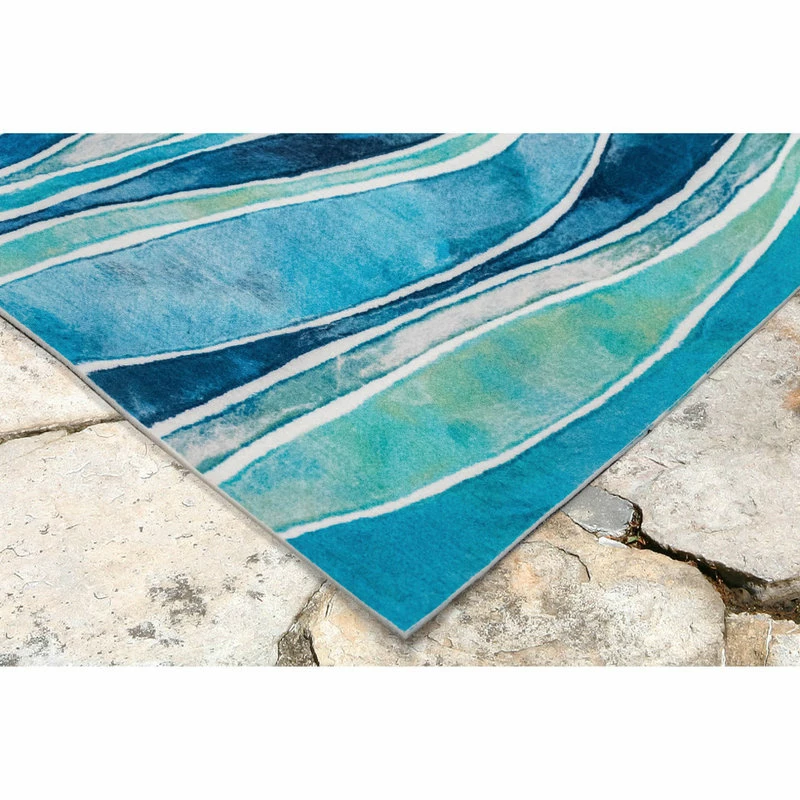 Hot Sale β Liora Manne Illusions Wave Indoor/Outdoor Mat Ocean, 2'5"x4'1" π― - Image 5