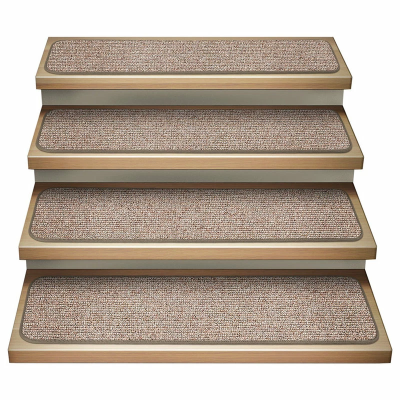Best deal π House Home & More Set Of 15 Attachable Carpet Stair Treads Pebble Beige, 9"x36" π₯ - Image 2