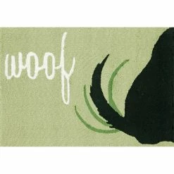 New π€© Liora Manne Frontporch Woof Indoor/Outdoor Rug Green 2'x3' π