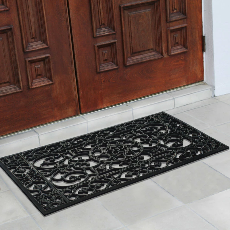 Buy π₯ A1 HOME COLLECTIONS LLC A1HC Modern Double & Single Indoor/Outdoor Door Mat, Rubber Grill 30"X48 Doormat β¨ - Image 5
