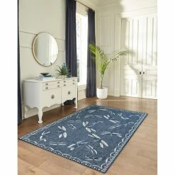 Deals β¨ Liora Manne Carmel Dragonfly Indoor/Outdoor Rug, Navy, 7'10"x9'10" π