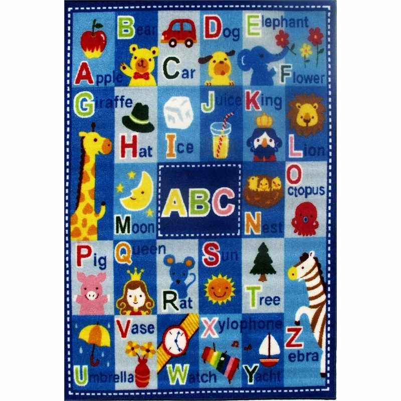 Budget π₯° LA RUG INC. Fun Time Nylon 39"x58" Letters & Names Area Rug In Multi-Color π₯°