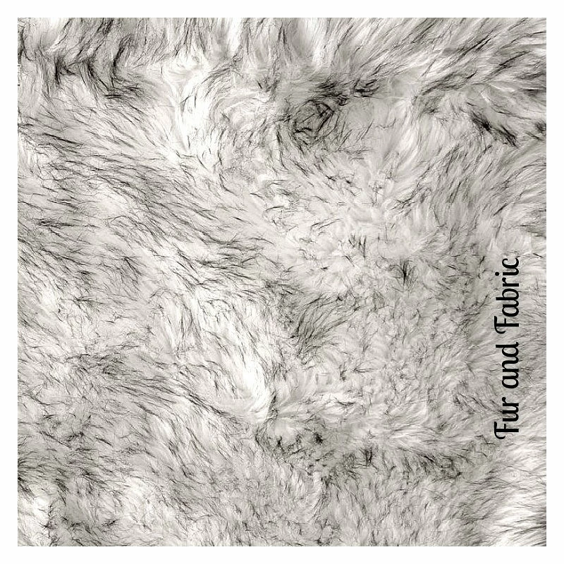 Buy π₯ Fur Accents Black Tip Russian Wolf Faux Fur Shag Throw Area Rug, 2'x3' π