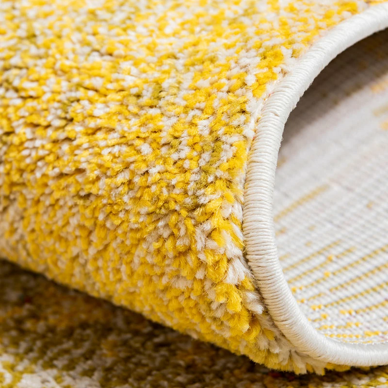 Cheapest 𧨠Unique Loom Yellow Estrella Rustic 2' 2 X 6' 7 Runner Rug β - Image 4