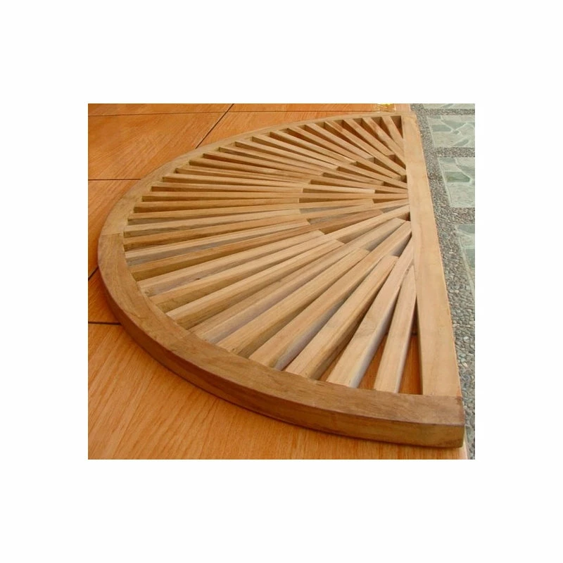 Discount π Teak Deals Mat, Teak Sun Burst Door Mat π
