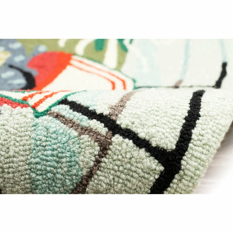 Brand new β Liora Manne Frontporch Sledding π Dog Indoor/Outdoor Rug Multi 2'6x4' π - Image 6