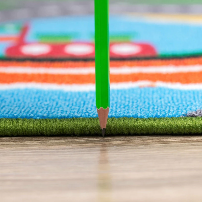 Flash Sale 𧨠Furnishmyplace City Street Map Children Carpet Classrooms Play Mat Area Rug, 6'6"x9'2" ⨠- Image 8