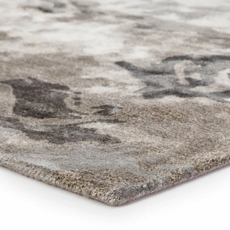 Cheapest βοΈ Jaipur Living Glacier Handmade Abstract Gray/Silver Area Rug, 2'6"x12' π - Image 4