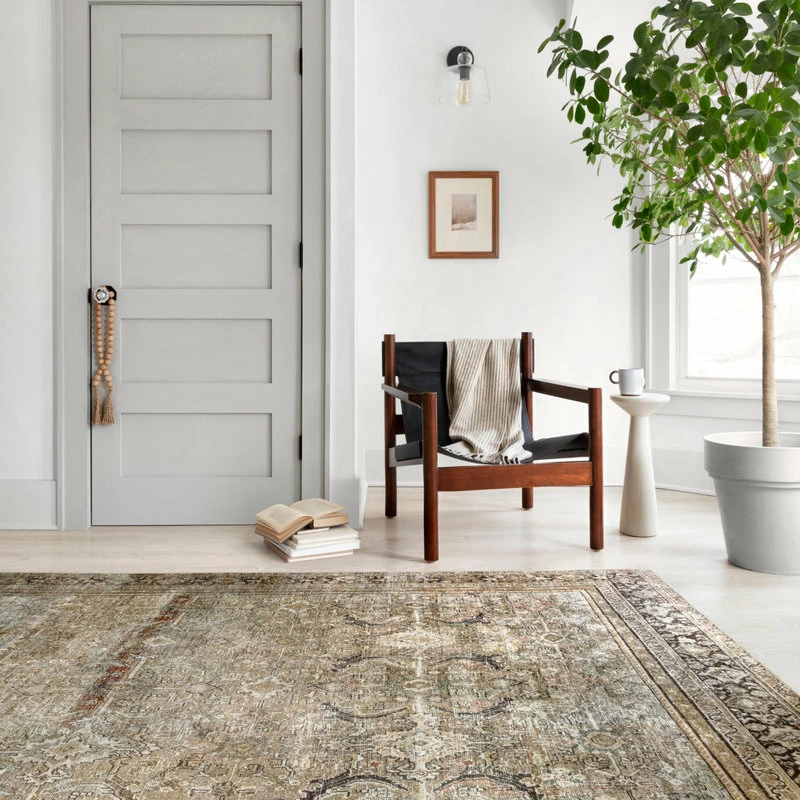Buy π― Loloi Rugs Loloi II Layla 2'-6" X 9'-6" Olive And Charcoal Runner Rug LAYLLAY-03OLCC2696 π― - Image 2