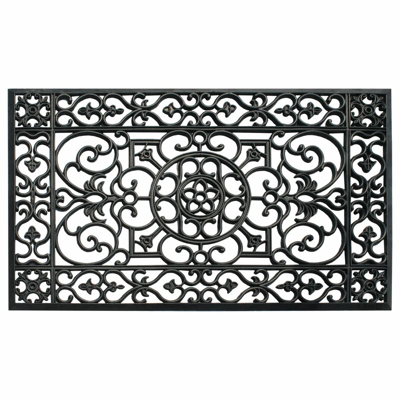 Buy π₯ A1 HOME COLLECTIONS LLC A1HC Modern Double & Single Indoor/Outdoor Door Mat, Rubber Grill 30"X48 Doormat β¨ - Image 2