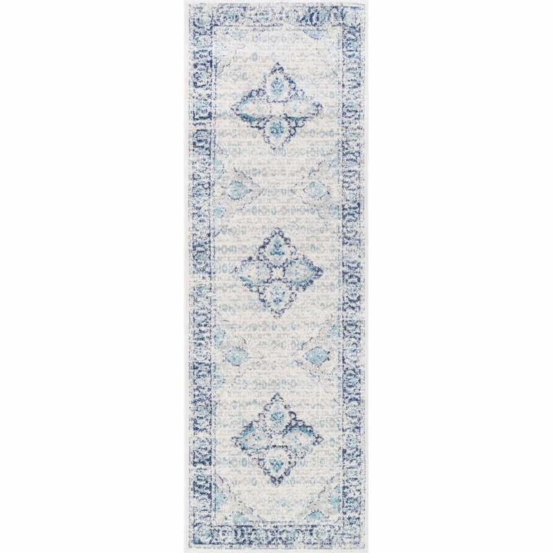 Promo π NuLOOM Centerpiece Area Rug, Light Blue, 2'8"x8' π - Image 2