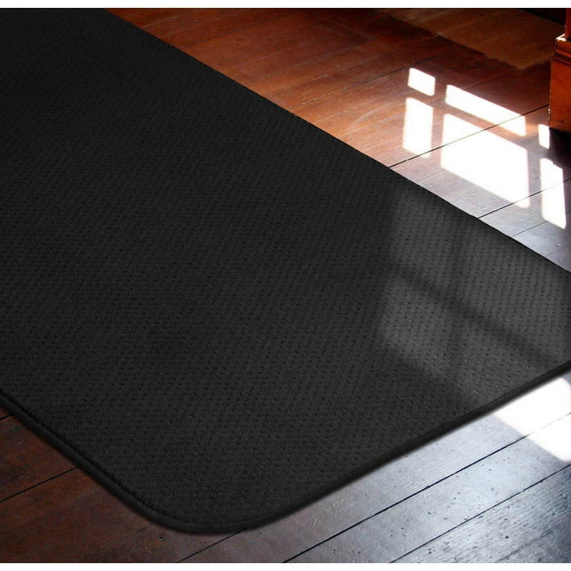 Best Sale β¨ House Home & More Skid-Resistant Carpet Runner Black, 27"x6' π₯° - Image 4
