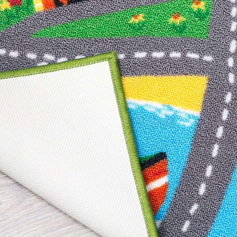 Flash Sale 𧨠Furnishmyplace City Street Map Children Carpet Classrooms Play Mat Area Rug, 6'6"x9'2" ⨠- Image 7