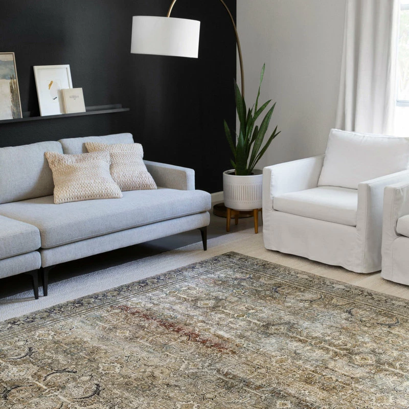 Buy π― Loloi Rugs Loloi II Layla 2'-6" X 9'-6" Olive And Charcoal Runner Rug LAYLLAY-03OLCC2696 π― - Image 4