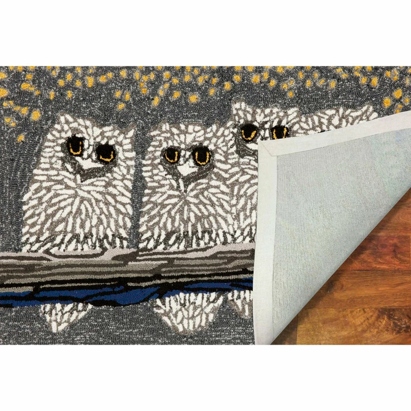 Hot Sale π Liora Manne Frontporch Owls Indoor/Outdoor Rug Night 1'8"x2' 6" β¨ - Image 7