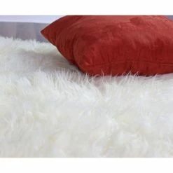 Cheapest π€© Super Area Rugs Genuine Sheepskin Rug, Ivory, Double Pelt π₯