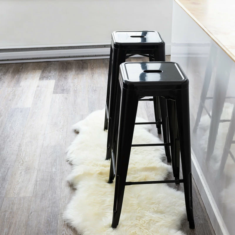 Coupon π Natural 100% New Zealand Sheepskin Double, 2'x6', Natural β - Image 6