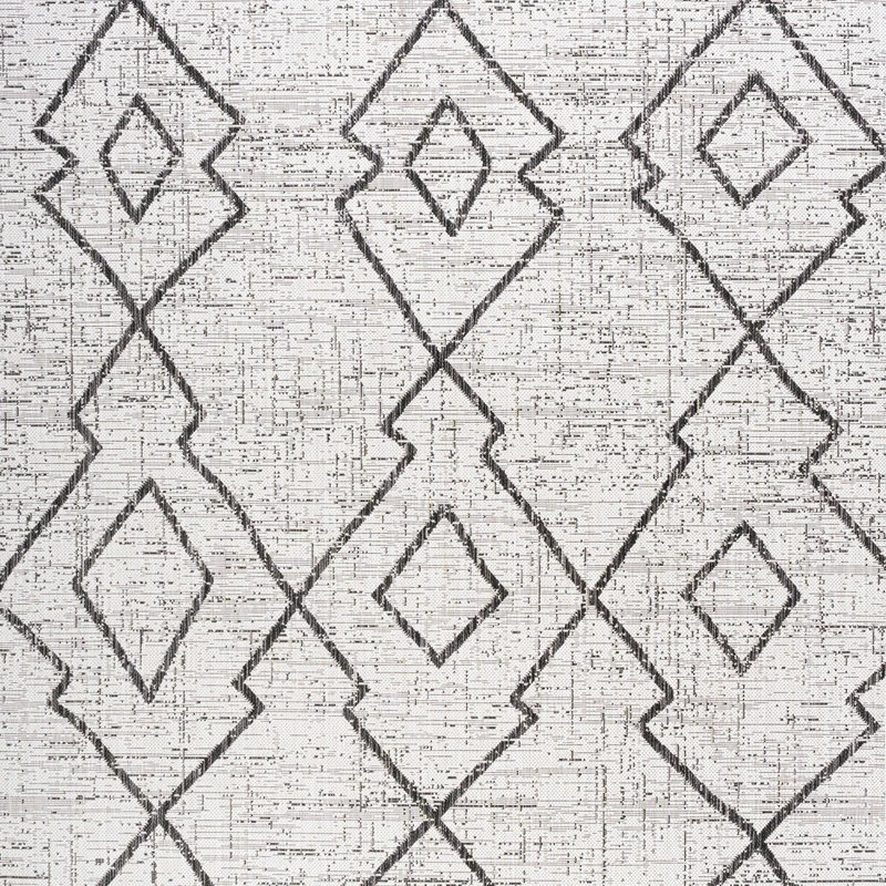 Coupon β JONATHAN Y Carwa Tribal Diamond Trellis Indoor/Outdoor Area Rug, Ivory/Black, 8'x10' π₯