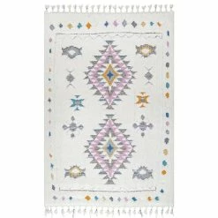 Wholesale 😍 NuLOOM Nivian Shags Transitional Area Rug, White, 7'10"x10' 🔔