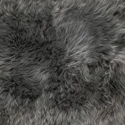Top 10 😀 NATURAL New Zealand Quattro Sheepskin Rug, Gray, 4'x6' 😍