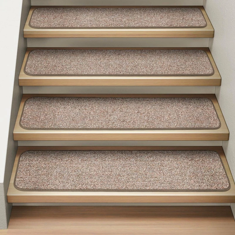 Best deal π House Home & More Set Of 15 Attachable Carpet Stair Treads Pebble Beige, 9"x36" π₯