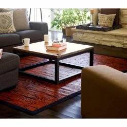 Cheap ⭐ Anji Mountain Cobblestone Bamboo Area Rug, 5'x8' 👍