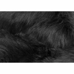 Discount 𧨠LUXE FAUX FUR Hudson Faux Sheepskin Rug, Black, 3'x5' π₯°