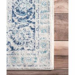 Promo 😉 NuLOOM Centerpiece Area Rug, Light Blue, 2'8"x8' 🔔
