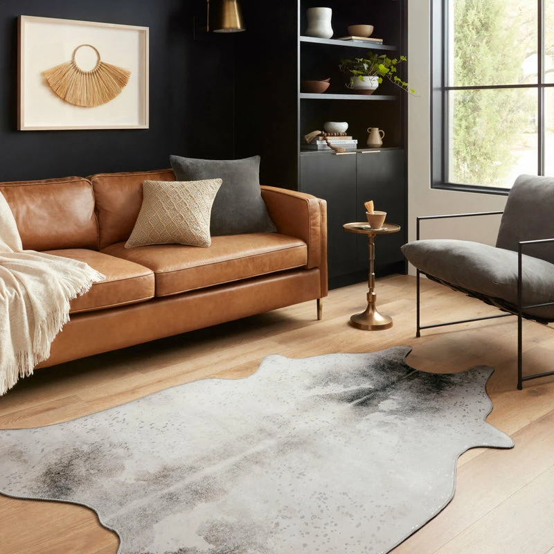 Cheap βοΈ Loloi Rugs Silver/Gray Odessa Faux Cowhide Printed Rug By Loloi II, 3'10"x5' π₯° - Image 3