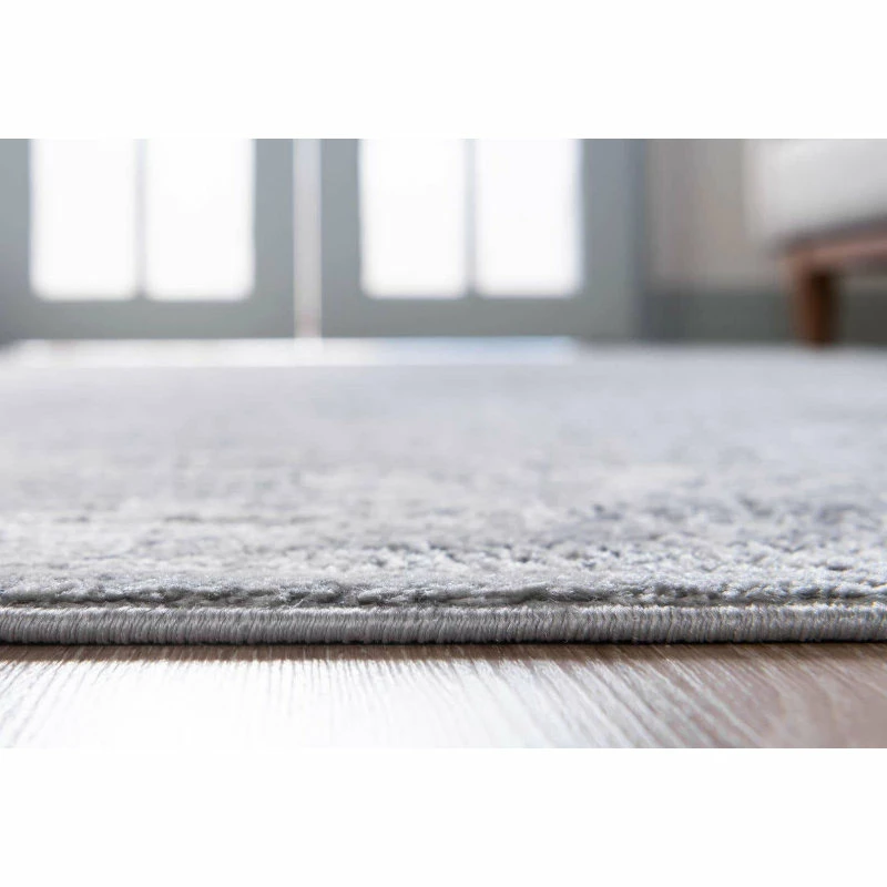 Best deal β¨ Rug Unique Loom Portland Light Gray Round 5' 0 X 5' 0 π€© - Image 4