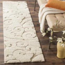 Cheapest 🧨 Safavieh Florida Shag Collection SG455 Rug, Cream/Beige, 2'3" X 7' 😍