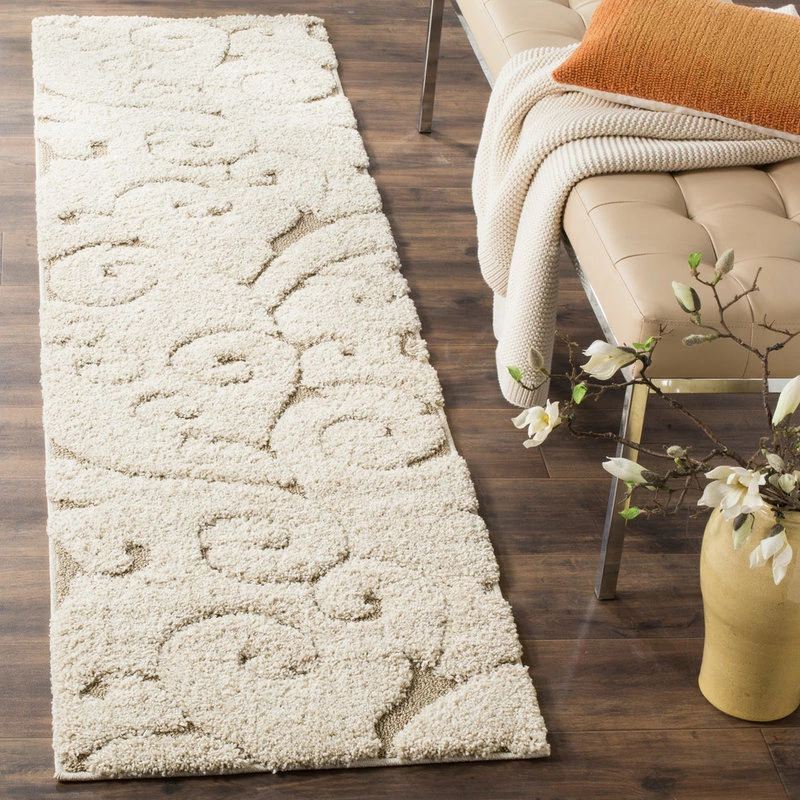 Cheapest 𧨠Safavieh Florida Shag Collection SG455 Rug, Cream/Beige, 2'3" X 7' π
