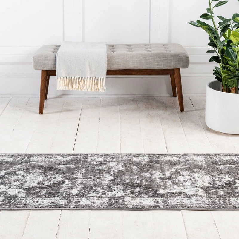 Coupon β Unique Loom Gray Salle Garnier Sofia 2'x6'7" Runner Rug π