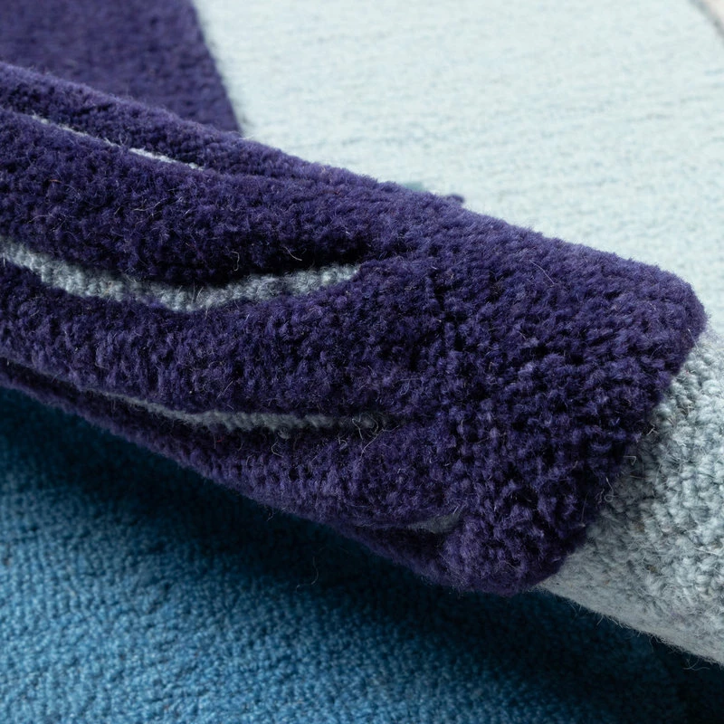 Promo β Momeni Rugs Novogratz Atticus Noah Hand Tufted Wool Blue Area Rug 3'x5' π - Image 4