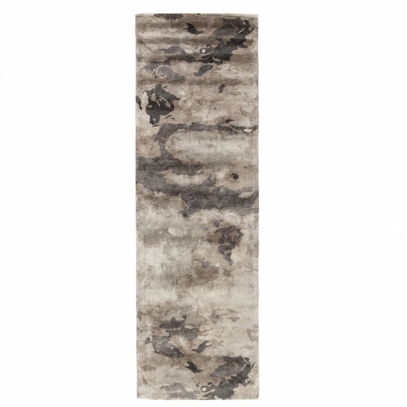 Cheapest βοΈ Jaipur Living Glacier Handmade Abstract Gray/Silver Area Rug, 2'6"x12' π - Image 3