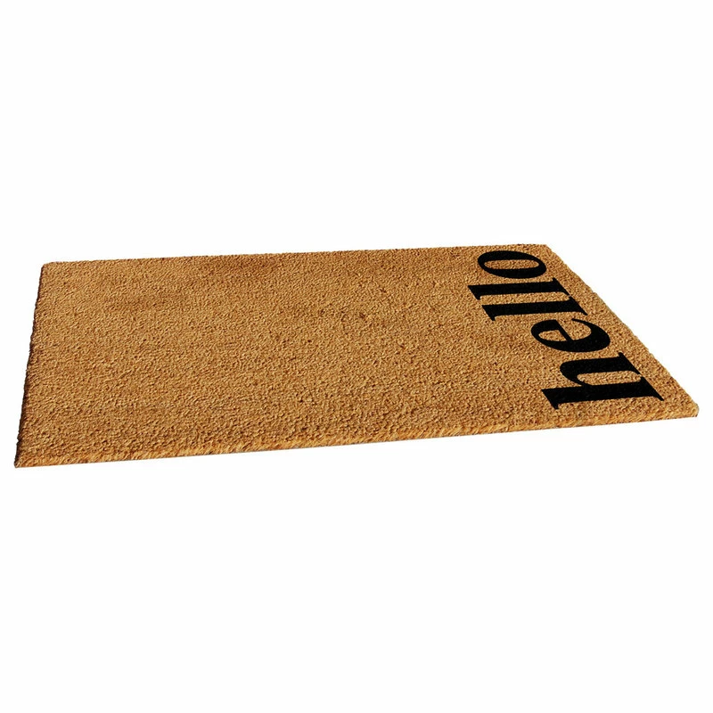 Flash Sale π₯ Calloway Mills Vertical Hello Doormat, Natural/Black, 24"x36" π - Image 2