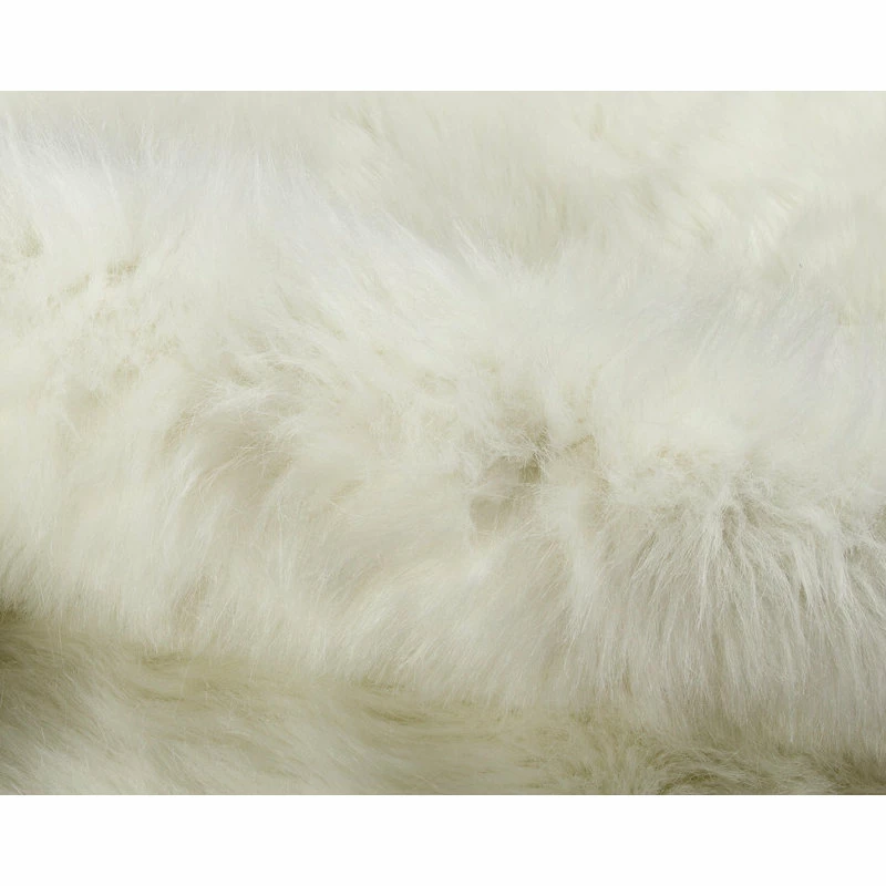 Cheapest π LUXE FAUX FUR 4.25'x5' Faux Hide Rug, Off-White π - Image 4