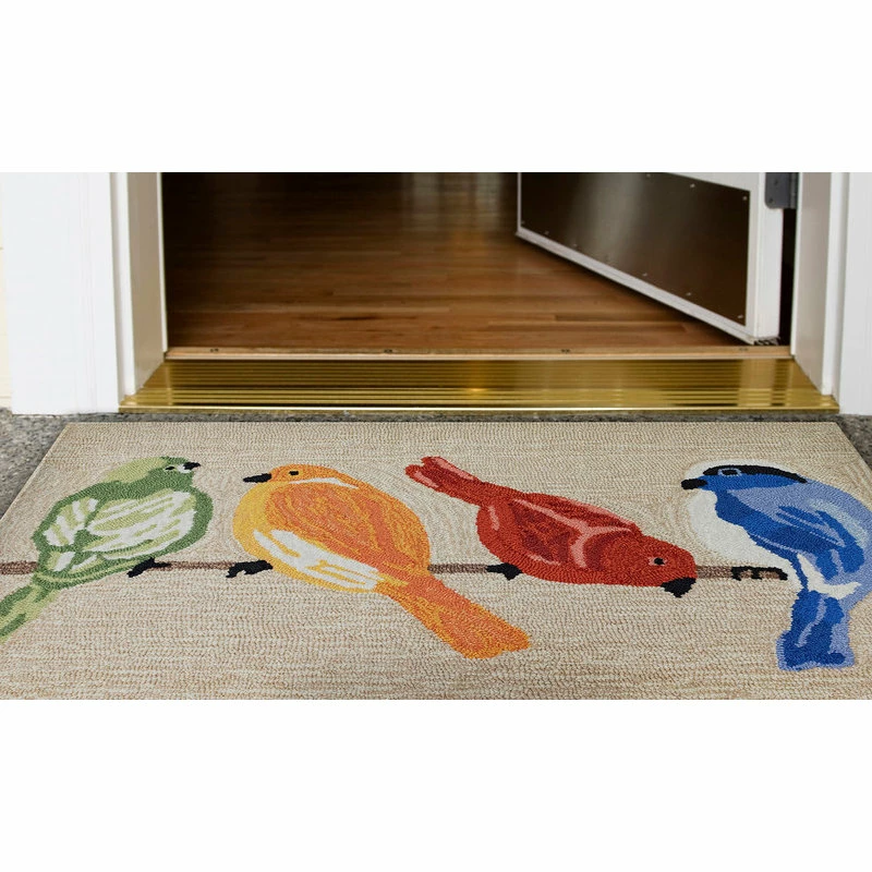 Wholesale β¨ Liora Manne Frontporch Birds Indoor/Outdoor Rug Neutral 1'8"x2' 6" π - Image 4