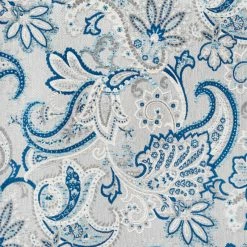 New 🔔 JONATHAN Y Gordes Paisley High-Low Indoor/Outdoor Area Rug, Light Gray/Blue, 8'x10' 🌟