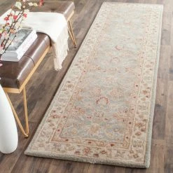 Brand new ❤️ Safavieh Antiquity Collection AT822 Rug, Grey Blue/Beige, 2'3"x14' ❤️